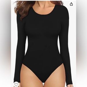MANGOPOP Black Bodysuit